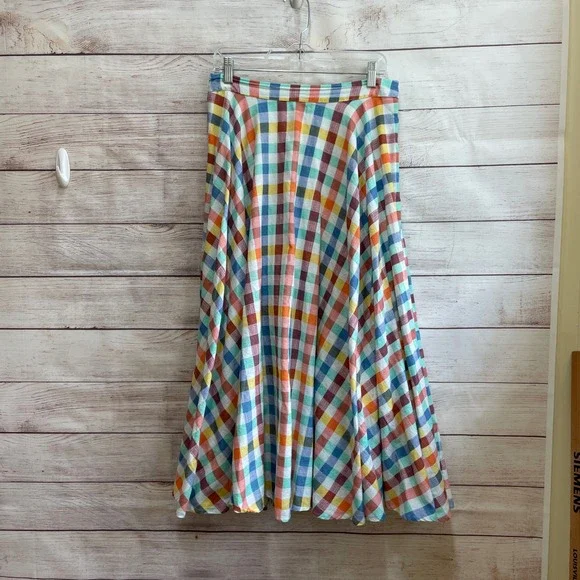 ANTHROPOLOGIE MAEVE EVELYN VERY FULL MAXI SKIRT - Picture 2 of 7